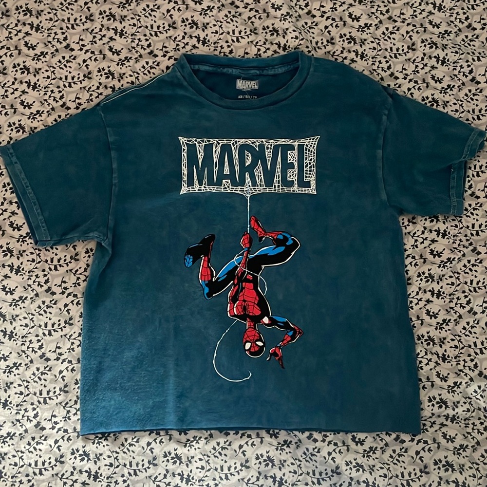 Marvel Spider-Man crop T shirt